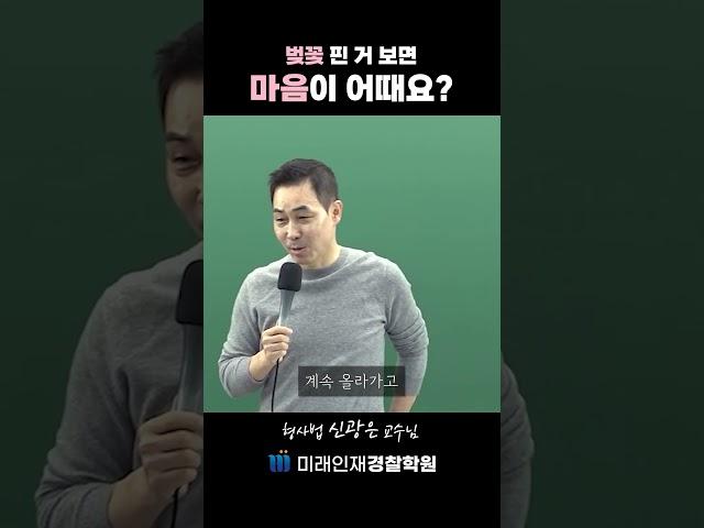 고시공부할 때 벚꽃 핀 거 보면 마음이 어때요#shorts #쇼츠