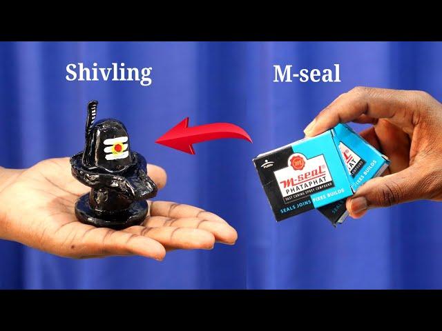 How to make Shivling with M-seal | clay art