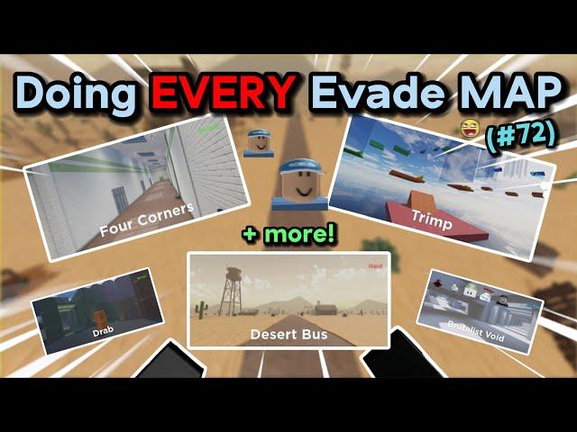 Playing ALL The Evade MAPS - ROBLOX Evade Gameplay (#72)