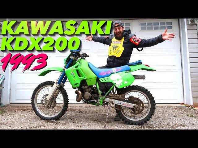 ONE OWNER FIND! (1993 Kawasaki KDX200 Dirtbike)