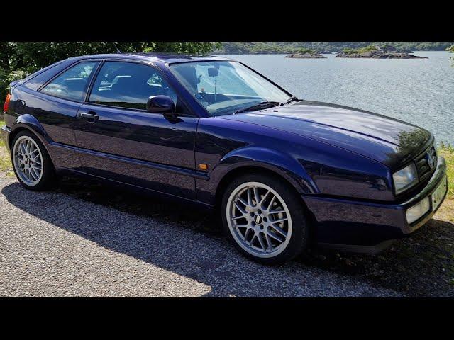 Volkswagen Corrado VR6 STORM.  Mystic blue number 208.