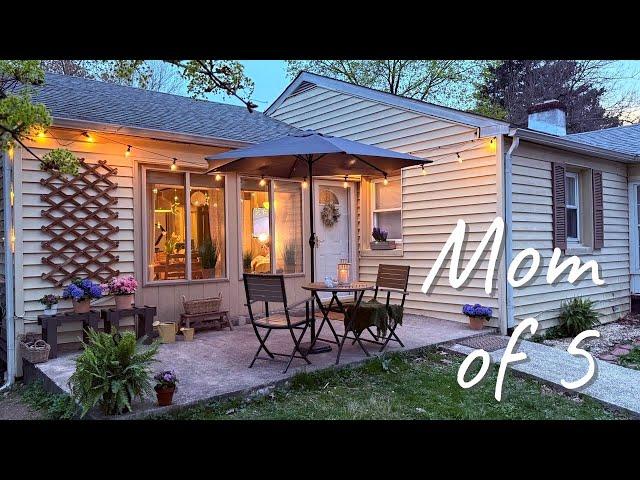 Slow spring day in the countryside | breakfast for 5 children | spring decoration 🪴| Shopping ️