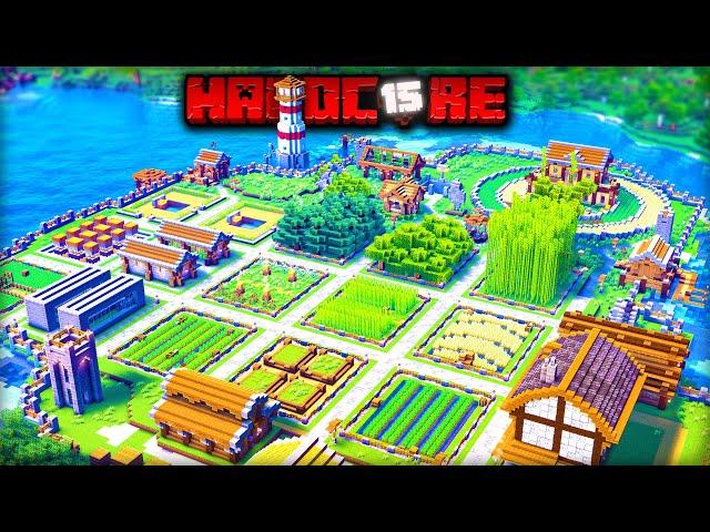 I Created 20 BUILDS in 20 DAYS in Minecraft Hardcore