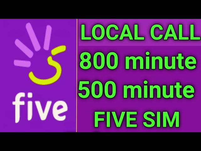 How To Get five sim local call packges