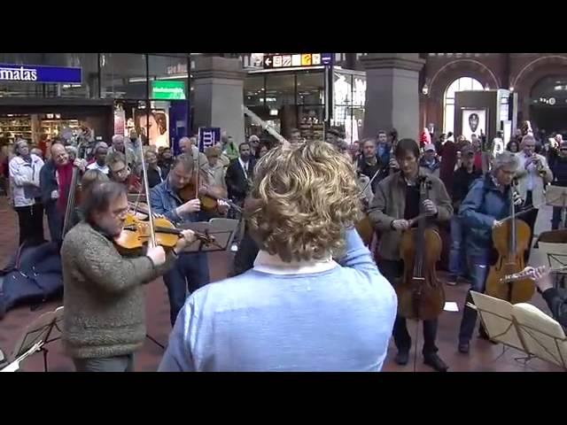 Flash mob at Copenhagen Central Station  Copenhagen Phil playing Ravel's Bolero    YouTube