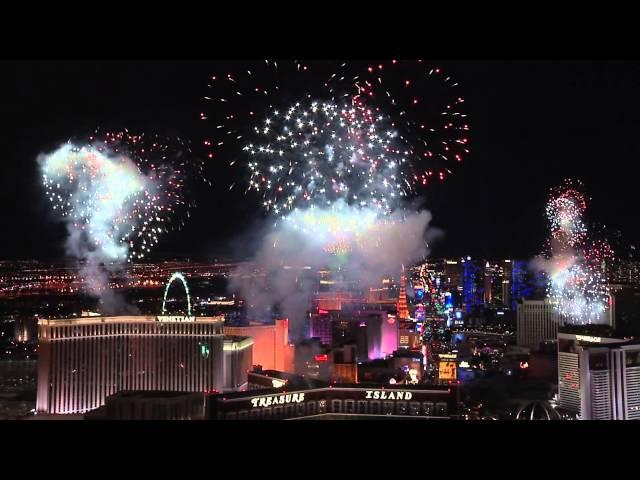 New Year's Eve Fireworks at Las Vegas