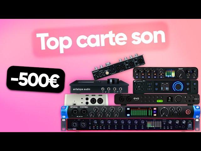 TOP CARTE SON à -500€ !! Passe ton studio au niveau supérieur !