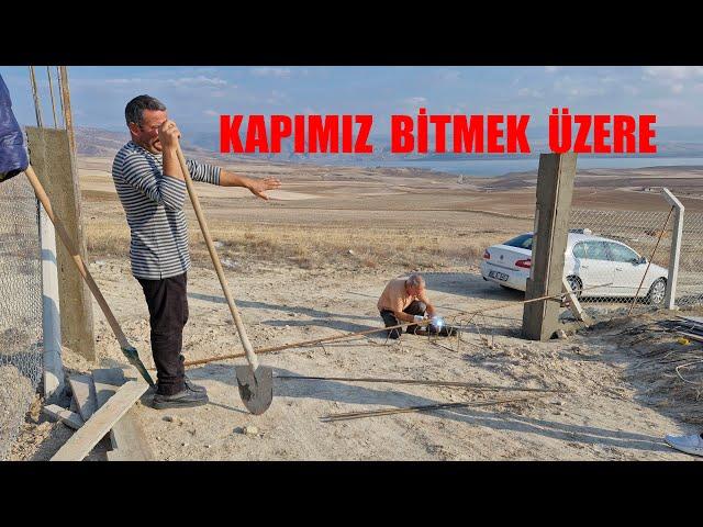 BAHÇE KAPIMIZ ÇOK GÜZEL OLUYOR SEYİT KARDEŞİMLE BERABER YAPTIK