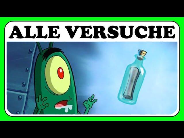 Alle Versuche von Plankton die Geheimformel zu stehlen