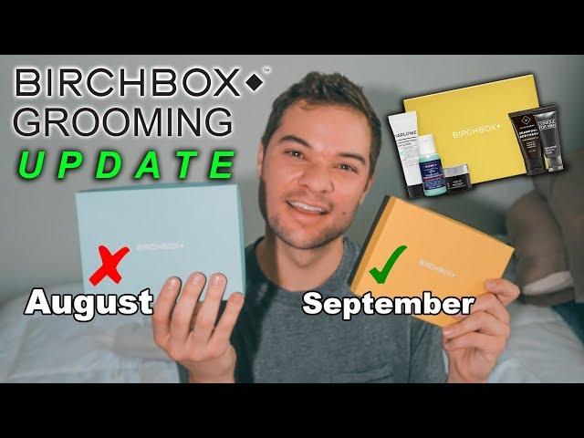 Birchbox Grooming September 2019 Unboxing & August Sample Update