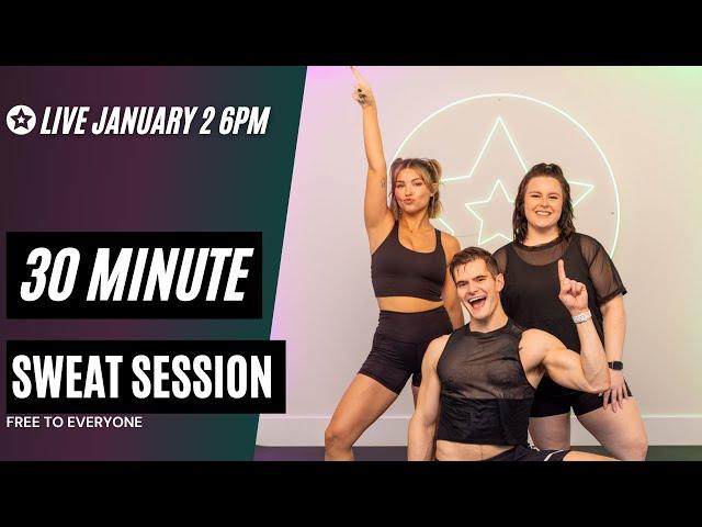 FREE 30 MINUTE Sweat Session | DAY 2 JANUARY CHALLENGE