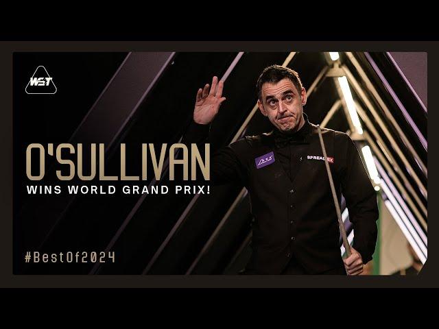 Ronnie O'SULLIVAN Wins Third Straight Title At World Grand Prix | Best of 2024 