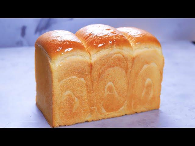 Flaky and Soft Milk Loaf Bread 100%中种奶香吐司，爆发力百分百