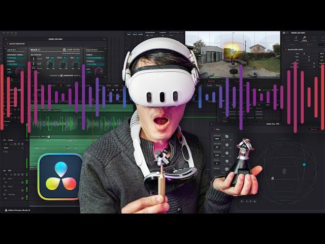 Make Your Film Sound 3D SPATIAL in Fairlight | DaVinci Resolve 360 & VR180 Ambisonic Masterclass