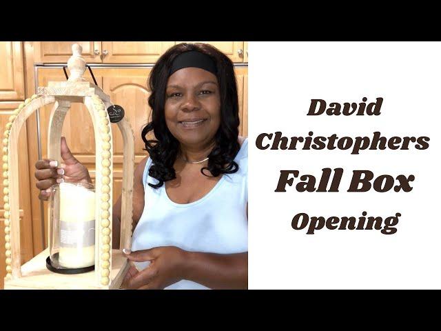 David Christophers Fall Box Opening | David Christophers Subscription Box