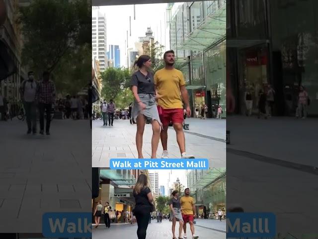 Walk at the Pitt Street Mall in Sydney CBD #shorts #chojus