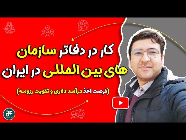 کار در دفاتر سازمان های بین المللی در ایران( درآمد دلاری و تقویت رزومه)