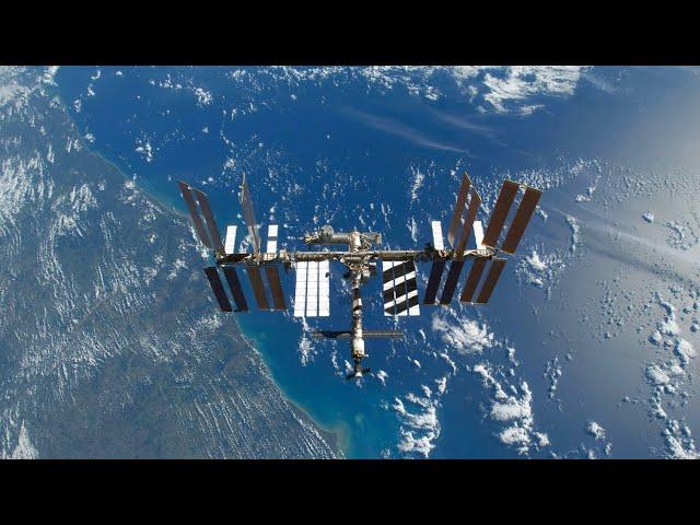 International Space Station NASA View With Map - 6767 - 2025-05-25