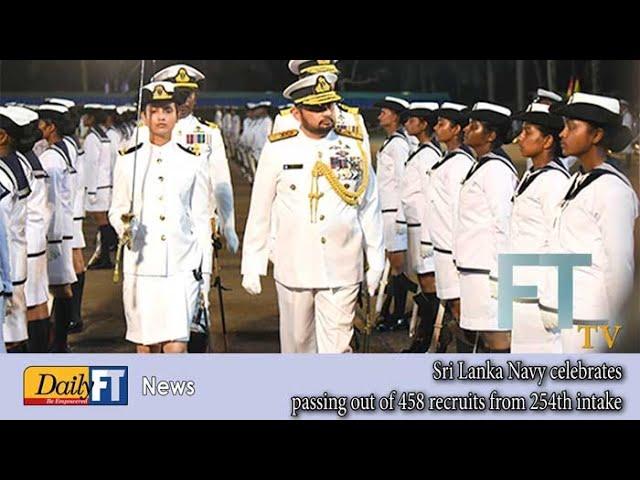 Sri Lanka Navy celebrates passing out of 458 recruits from 254th intake