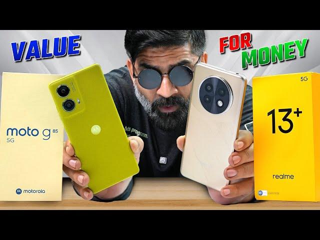 Paisa Wasool BoxPack Phone Around 80,000/- ! Let's Comparison Moto G85 Vs Realme 13 plus 5G