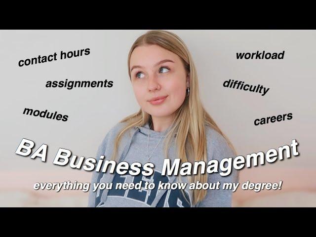 BUSINESS MANAGEMENT Q&A | all about my degree! AD