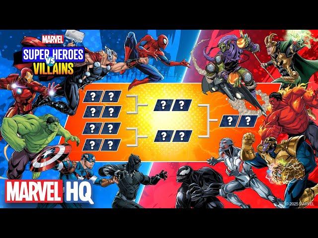Super Heroes vs. Villains Bracket  | Compilation | @MarvelHQ