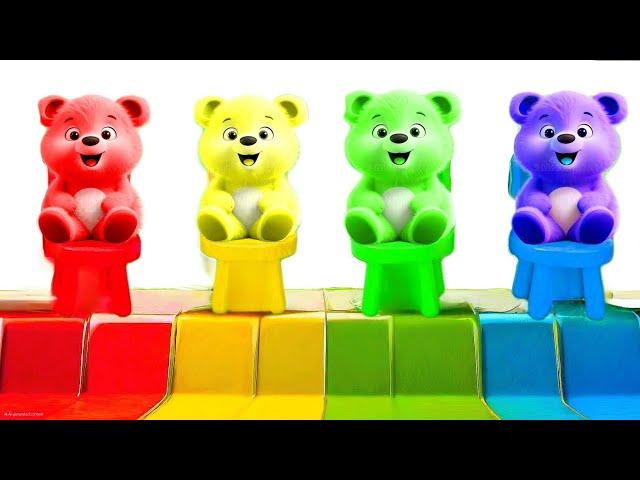 B For Bear Song ️ | Boo Boo Bouncy Bear | Animal Sounds Song  | ABC Phonics Song