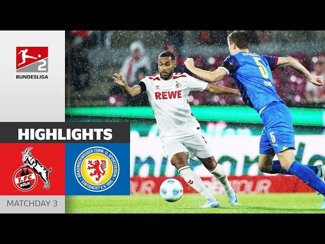 Terrific 5 Goals | 1. FC Köln - Eintracht Braunschweig 5-0 | Highlights | Matchday 3 - Bundesliga 2