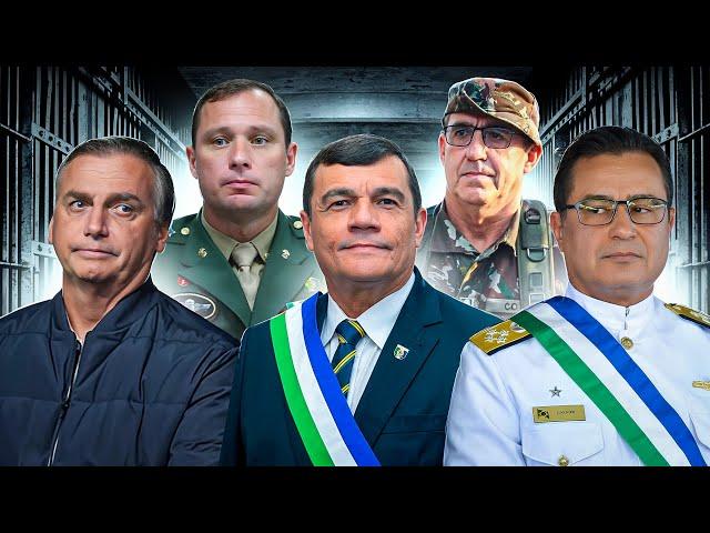 ALMIRANTE & GENERAIS GOLPISTAS JUNTOS COM BOLSONARO NO GOLPE DE ESTADO: 37 INDICIADOS!