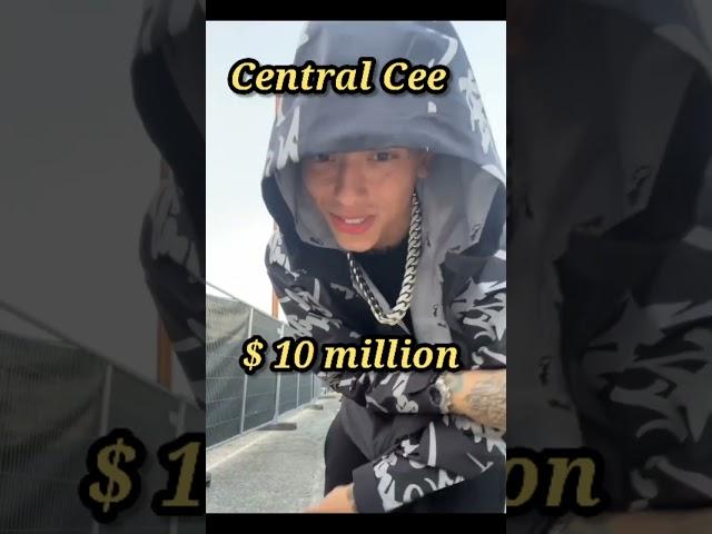 Rappers and their Net Worth #luxury #networth #rappers #nlechoppa #liltecca #swaelee #centralcee