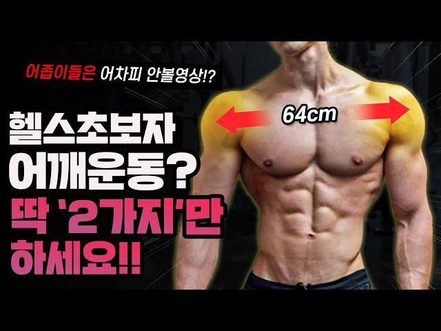 딱 2가지 운동만으로, '어깨'는 무조건 벌크업 됩니다!! (헬스초보자 삼각근 루틴? 밀리터리 프레스 / 사이드레터럴레이즈 / 케이블 리버스플라이)