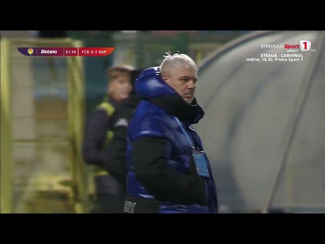 Boupendza păcălește pasul la offside și lasă pentru Pop. Rapid face 2-0 la Botoșani