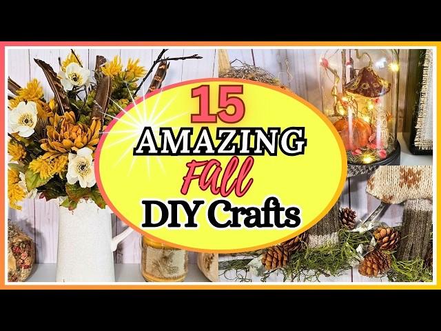 *MUST SEE* INCREDIBLE DIY Fall Craft Ideas You DON'T Want To Miss