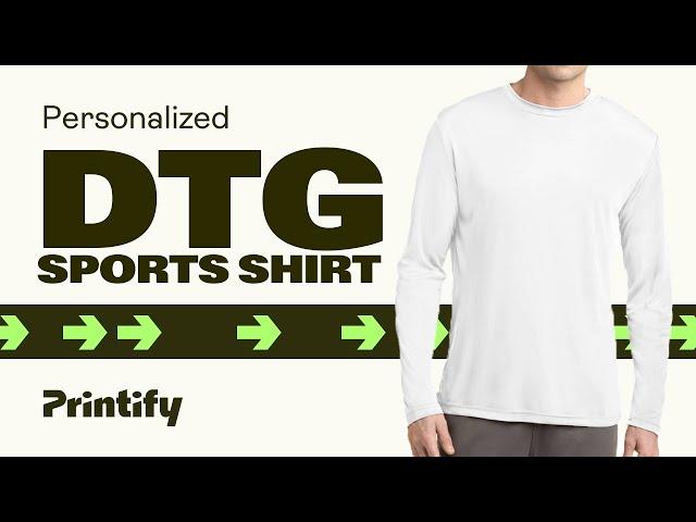Custom DTG Sports Shirts - Printify Product Review 2024