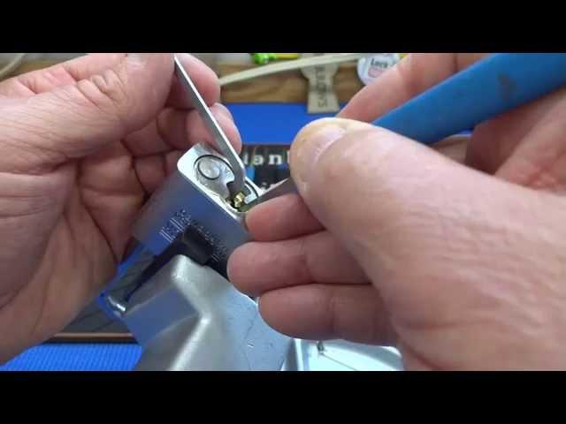 (597) U.S. Lock Padlock Picked & Gutted