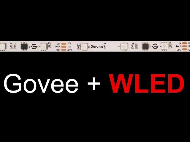 Control Govee Strip Lights with WLED! Easy Step by Step Tutorial. No Soldering Required.