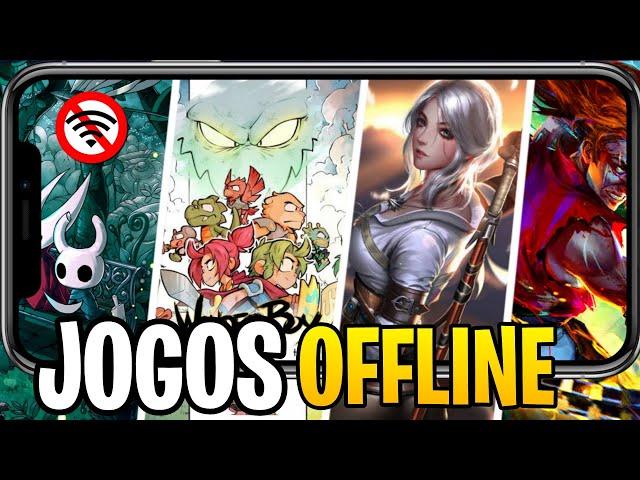 TOP 8 MELHORES JOGOS OFFLINE PARA ANDROID IOS 2023