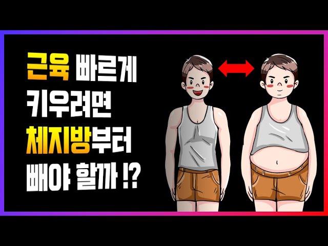 과학이 밝혀낸 '근성장'과 '체지방'의 놀라운 상관관계!!