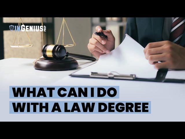 What Can I Do With a Law Degree?