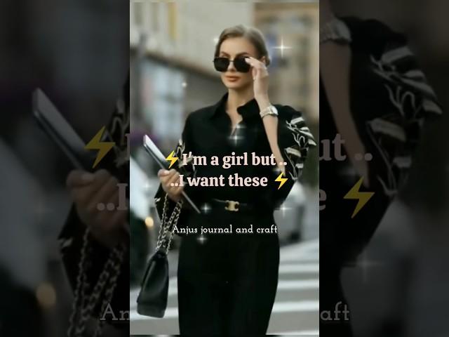  l want these ... # shorts # anjus journal and craft # attitude# girl # power #