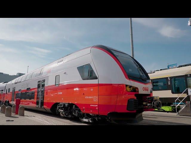 Stadler @ InnoTrans 2024: Presentation KISS (ÖBB Cityjet)