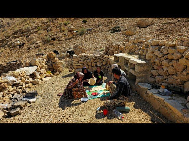 The Kuhgol family went to their mountain home | Iran nomadic lifestyle in the mountains