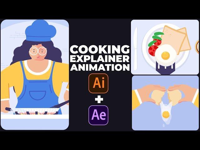 2D Explainer Animation Course Zero to Hero | Cooking Explainer