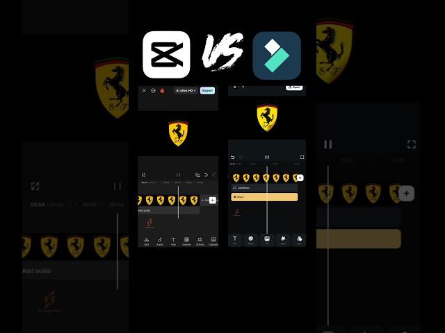 Logo Masking: Filmora vs. CapCut