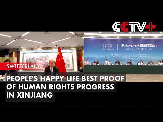 People's Happy Life Best Proof of Human Rights Progress in Xinjiang: Official