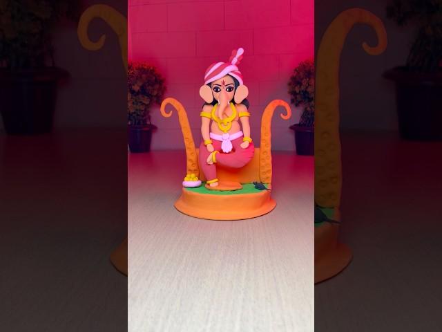 Ganpati Bappa Morya Ganpati Bappa idol making #shorts #ganpati #clayart #short #ganpatibappamorya