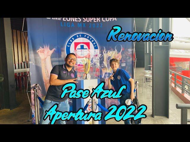 ASI NOS FUE EN LA RENOVACION DEL PASE AZUL APERTURA 2022