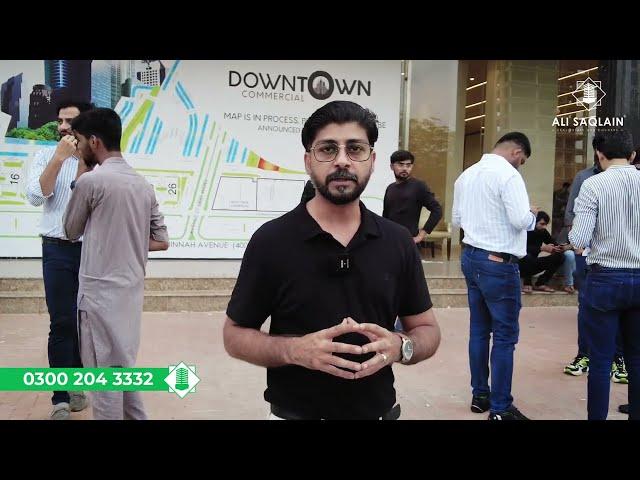 Downtown Commercial Map Revealed | Commercial Plots | Bahria Town Karachi | Ali Saqlain Marketing