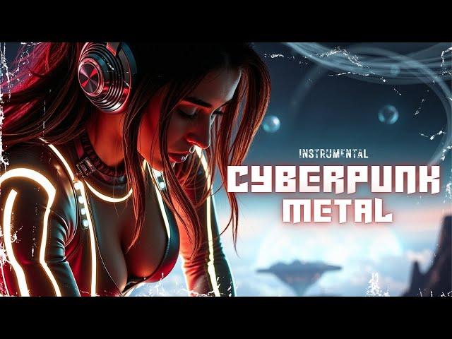 CYBERPUNK METAL Workout l Intense Instrumental Music for Gaming & Focus!