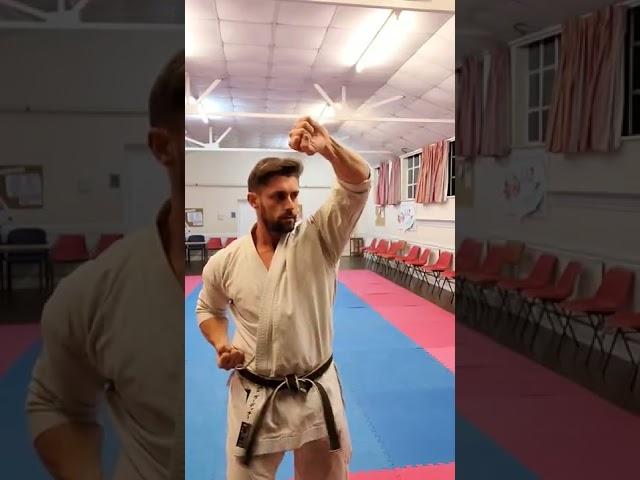 Karate Technique: Rising block "Age-uke" #Karate #shotokan #martialarts #kata #kumite #training